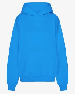 Organic Oversized Hood - Pacific Blue