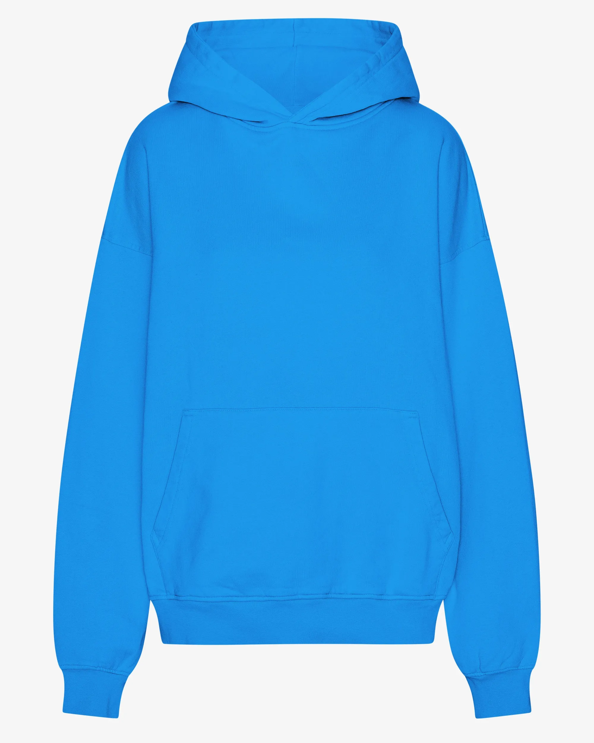 Organic Oversized Hood - Pacific Blue