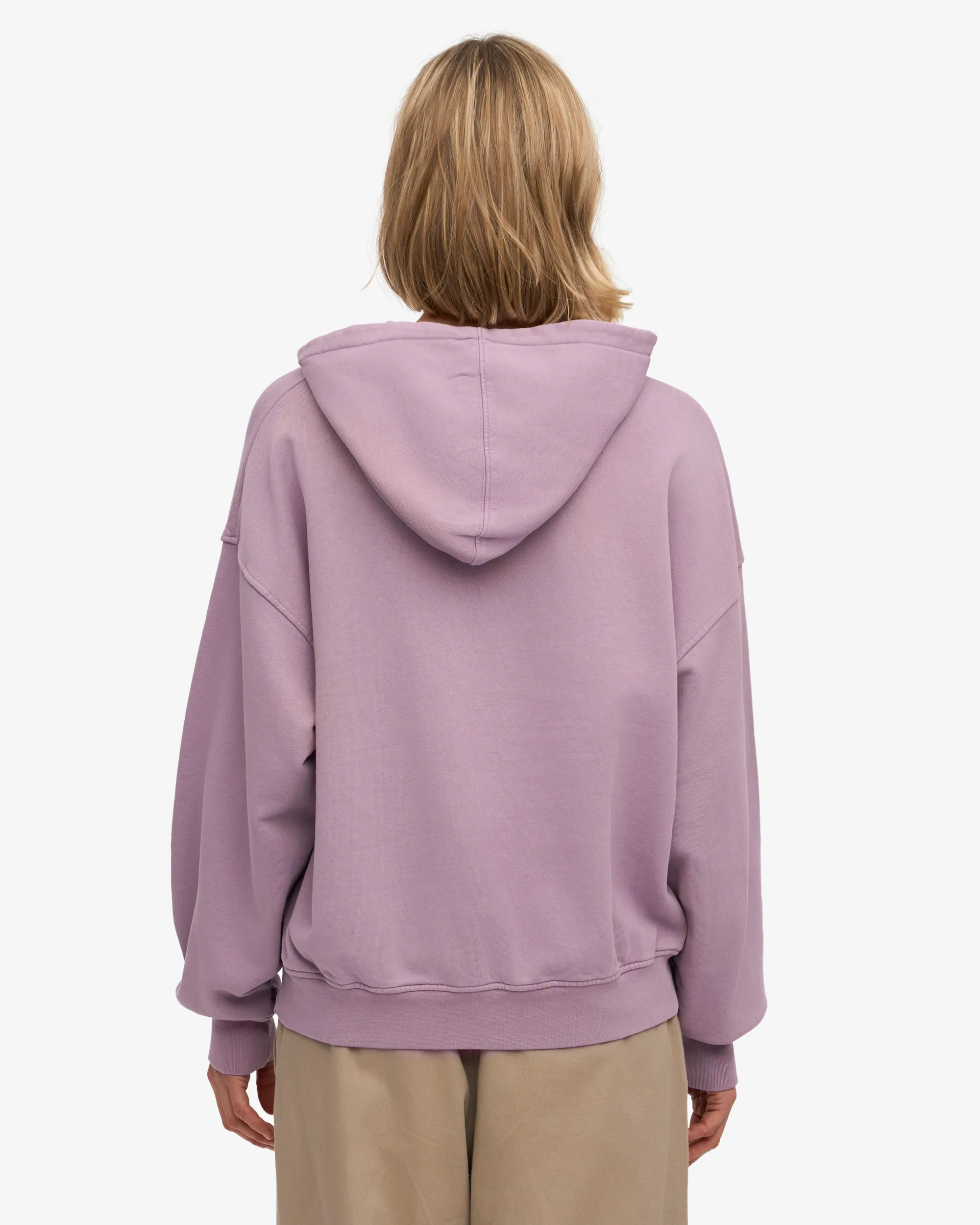 Organic Oversized Hood - Pearly Purple