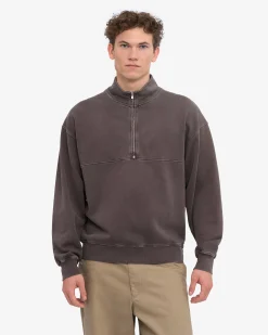 Organic Quarter Zip - Faded Mud