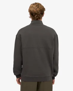 Organic Quarter Zip - Lava Grey