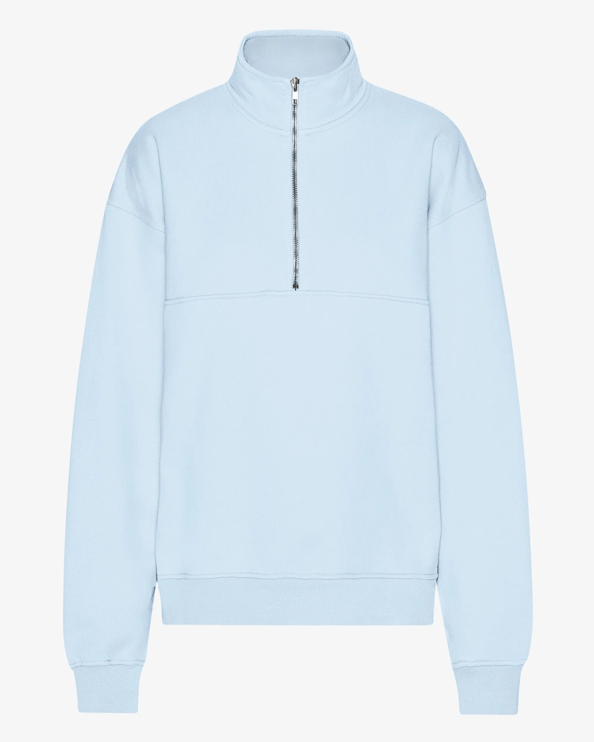 Organic Quarter Zip - Polar Blue