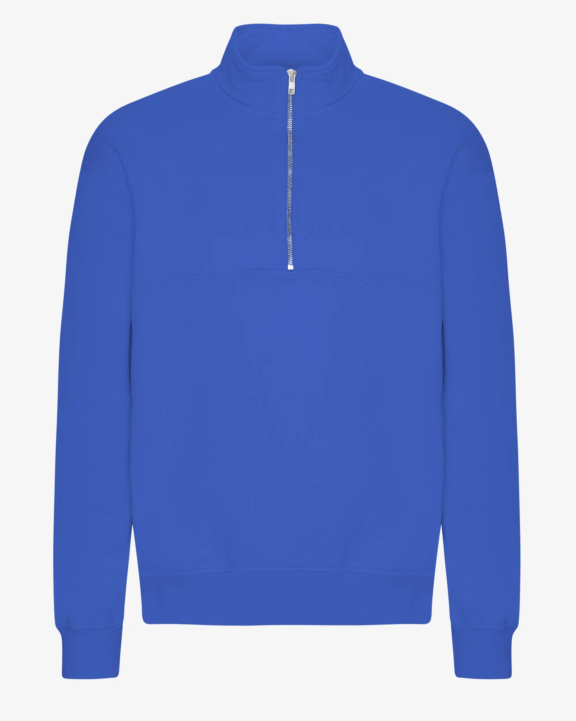 Organic Quarter Zip - Sapphire Blue