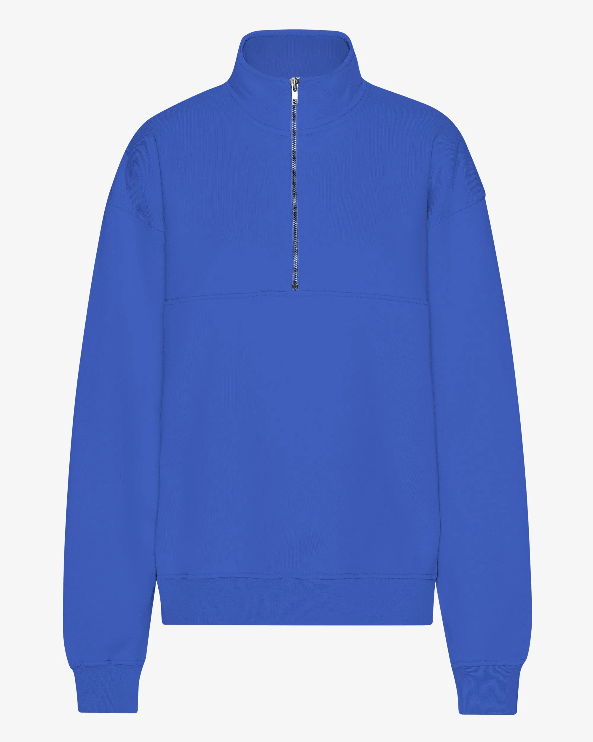 Organic Quarter Zip - Sapphire Blue