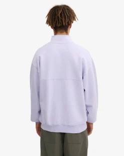 Organic Quarter Zip - Soft Lavender