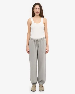 Organic Relaxed Hood Sweatsuit - Heather Grey