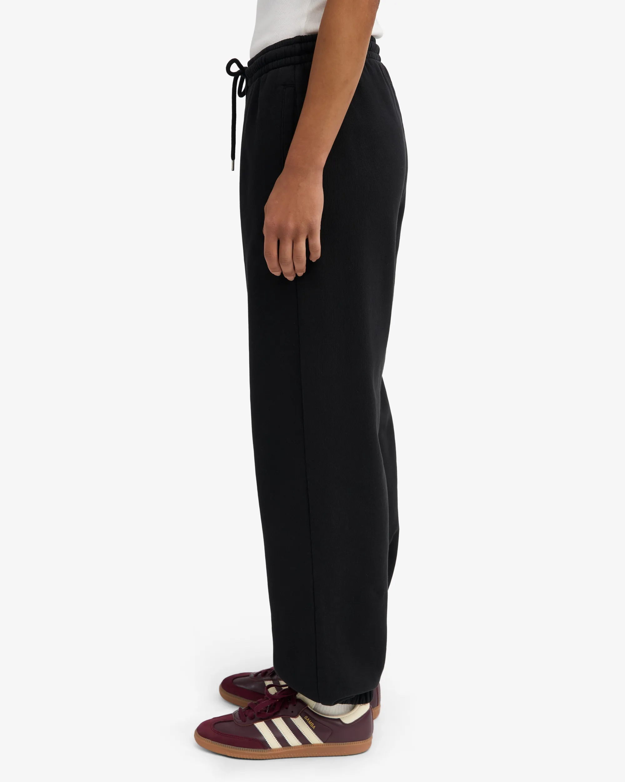Organic Relaxed Hood Sweatsuit - Deep Black