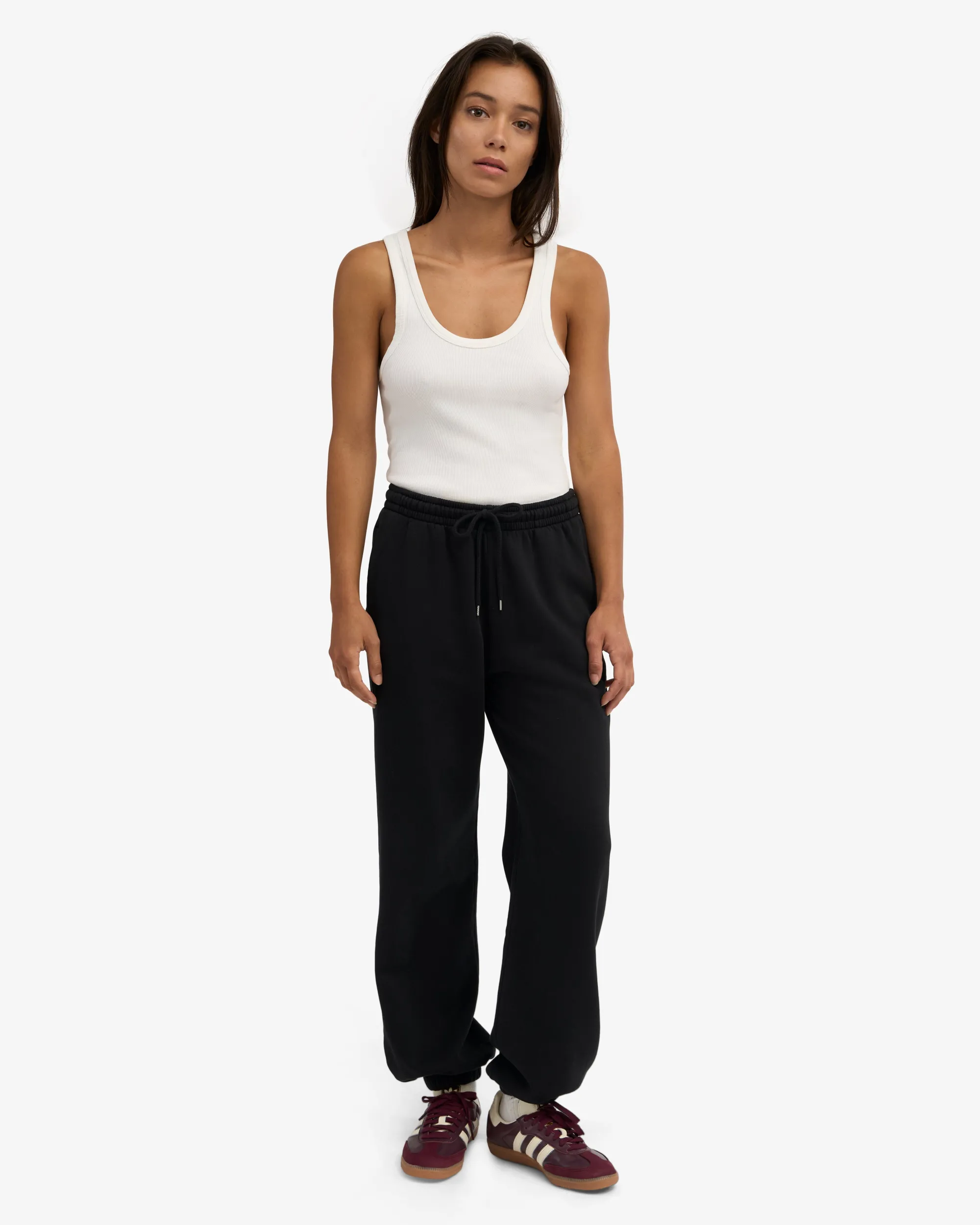 Organic Relaxed Hood Sweatsuit - Deep Black