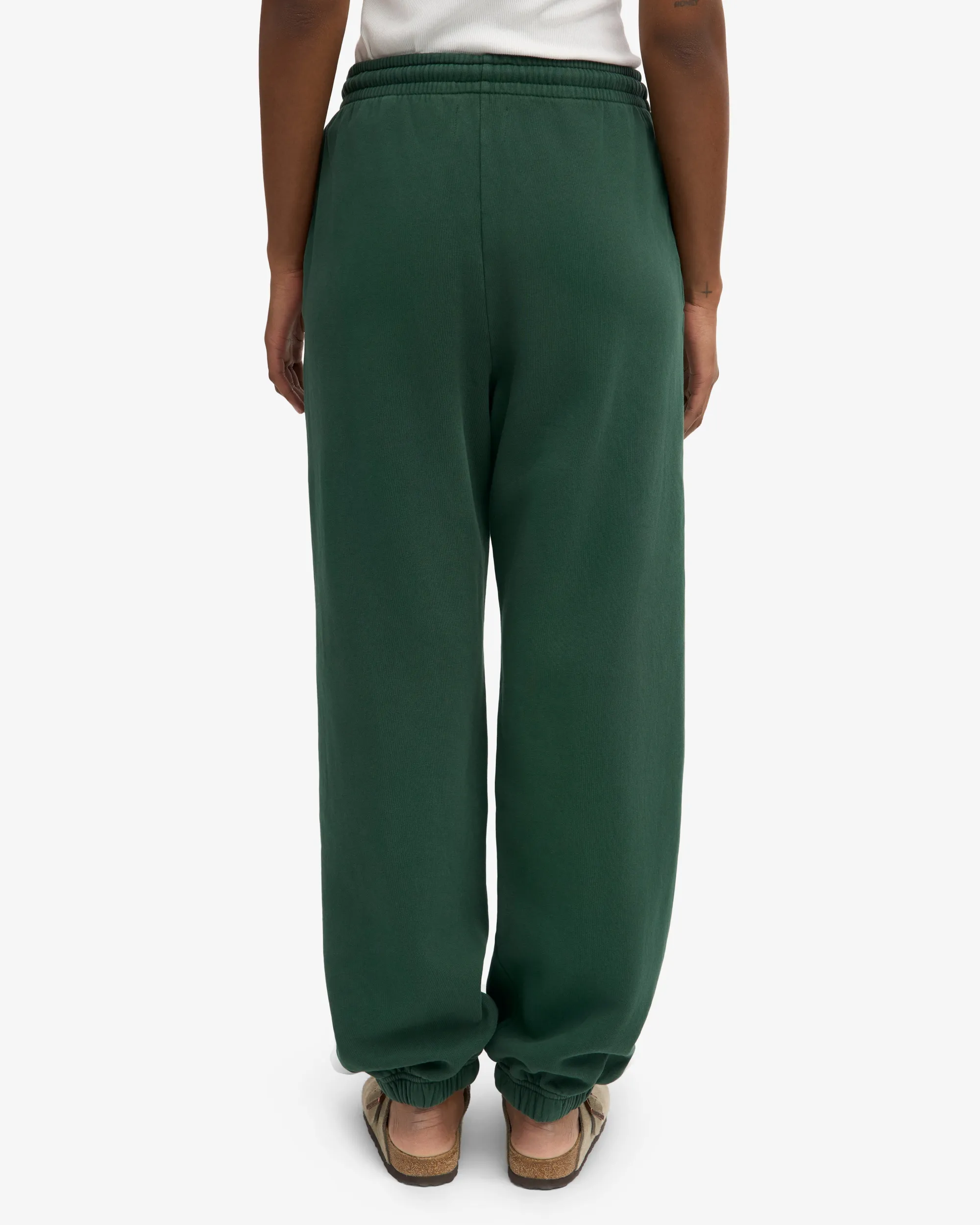 Organic Relaxed Sweatpants - Emerald Green