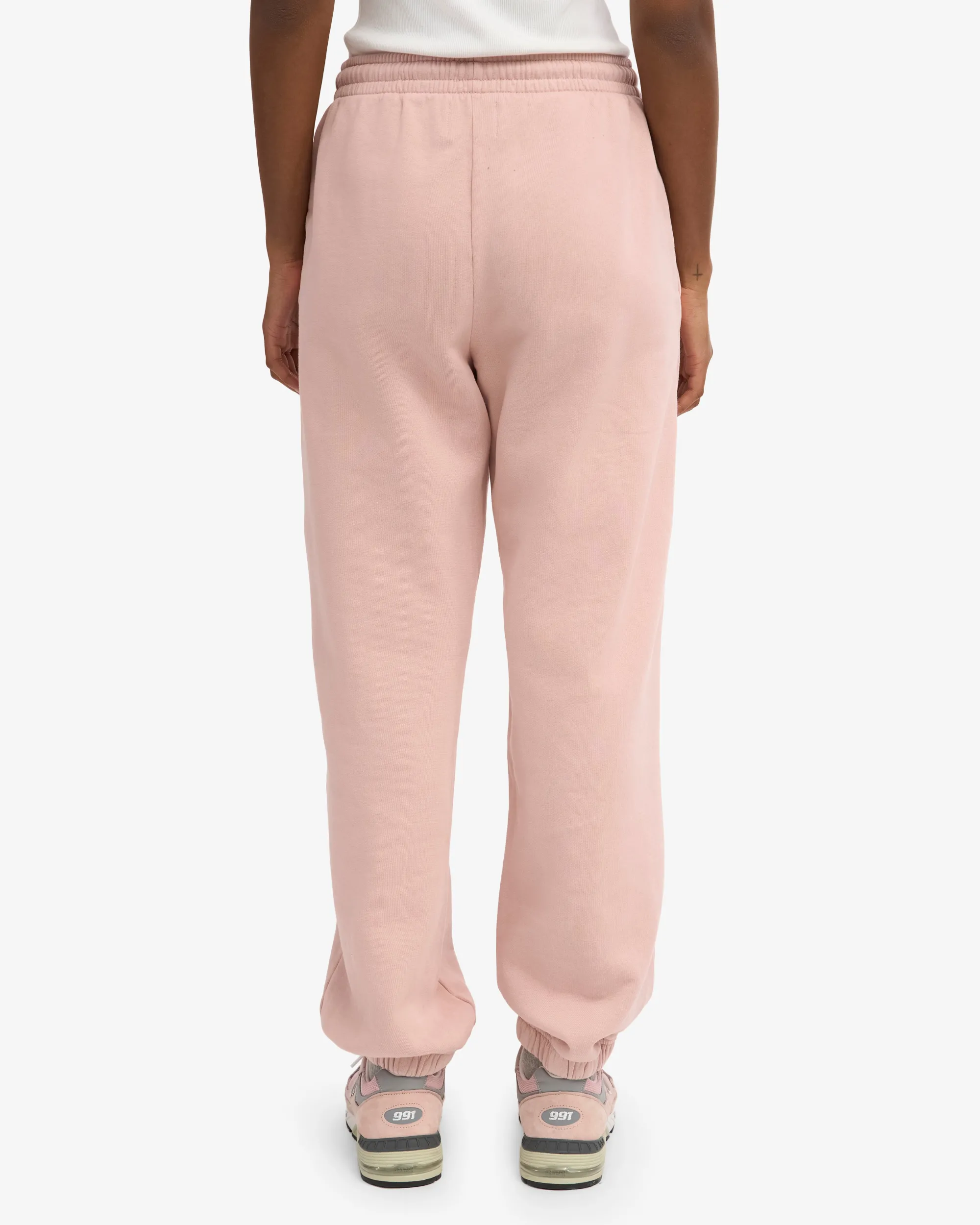 Organic Relaxed Sweatpants - Faded Pink