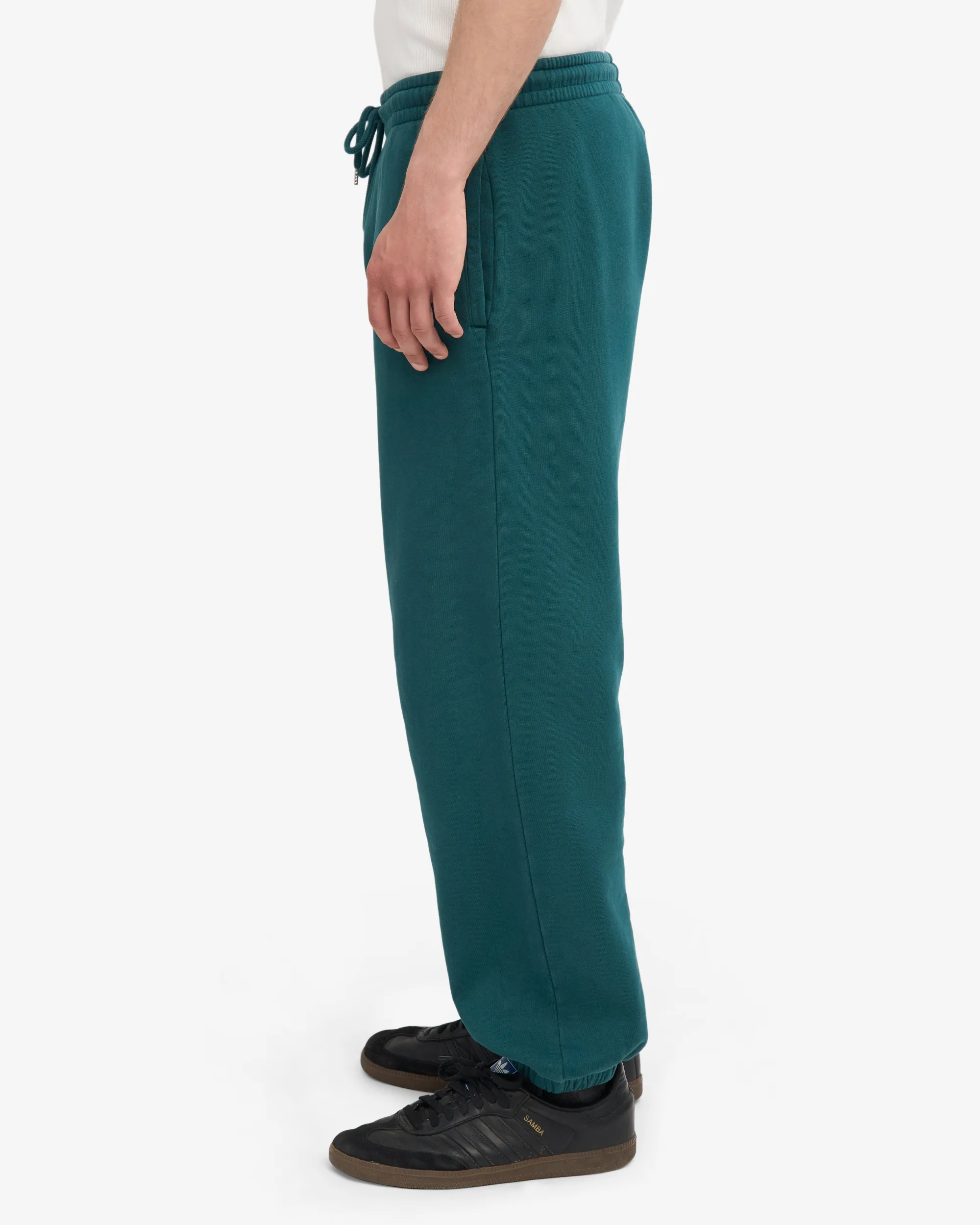 Organic Relaxed Sweatpants - Ocean Green