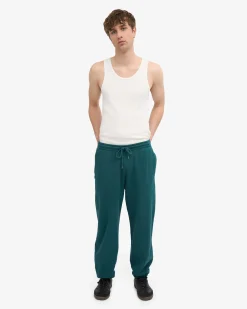 Organic Relaxed Sweatpants - Ocean Green