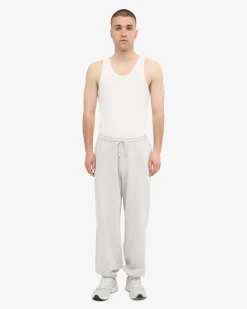 Organic Relaxed Sweatpants - Snow Melange