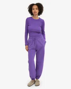 Organic Relaxed Sweatpants - Ultra Violet