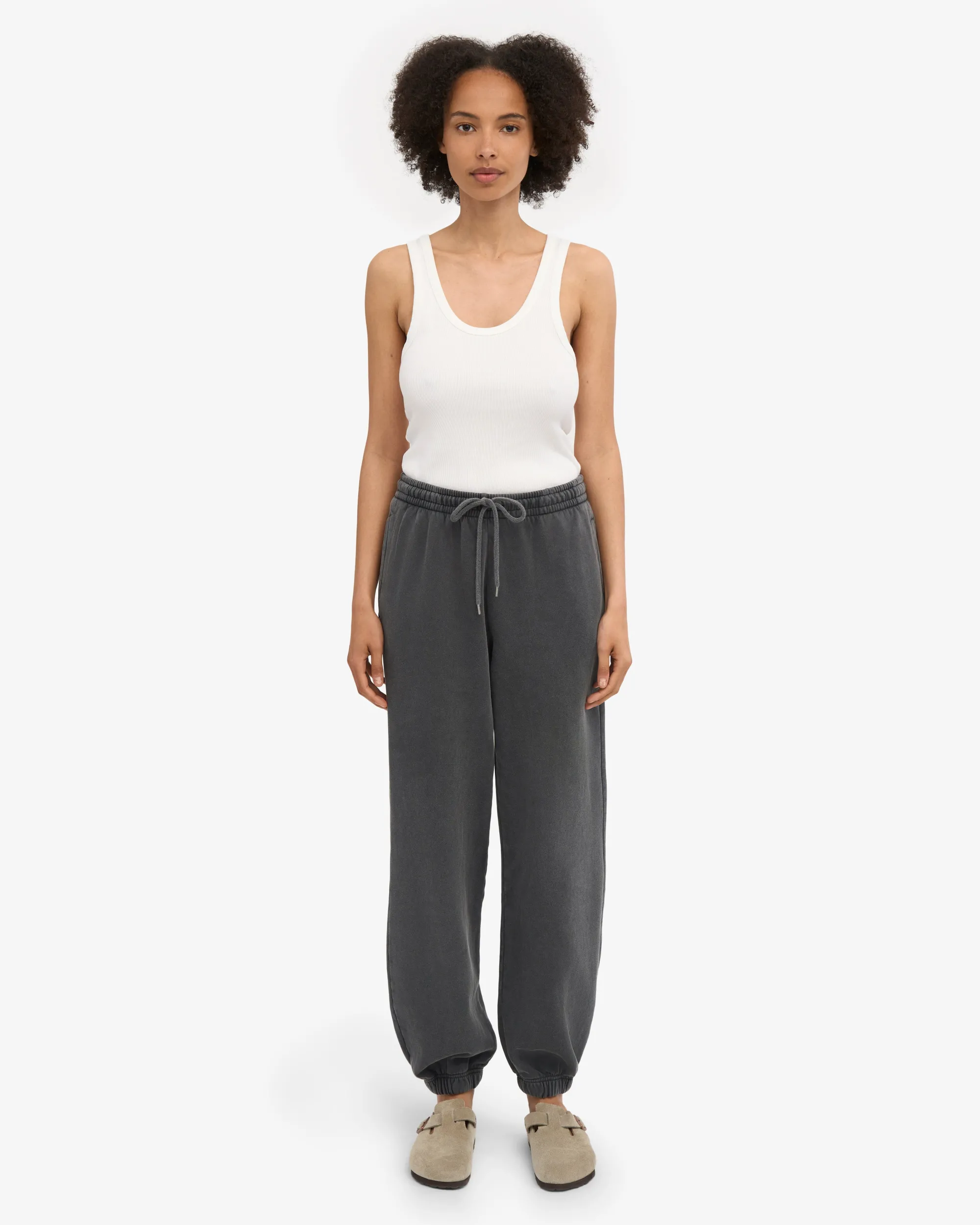 Organic Relaxed Sweatsuit - Faded Black