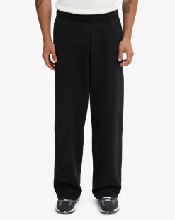 Organic Straight Leg Sweatpants - Deep Black