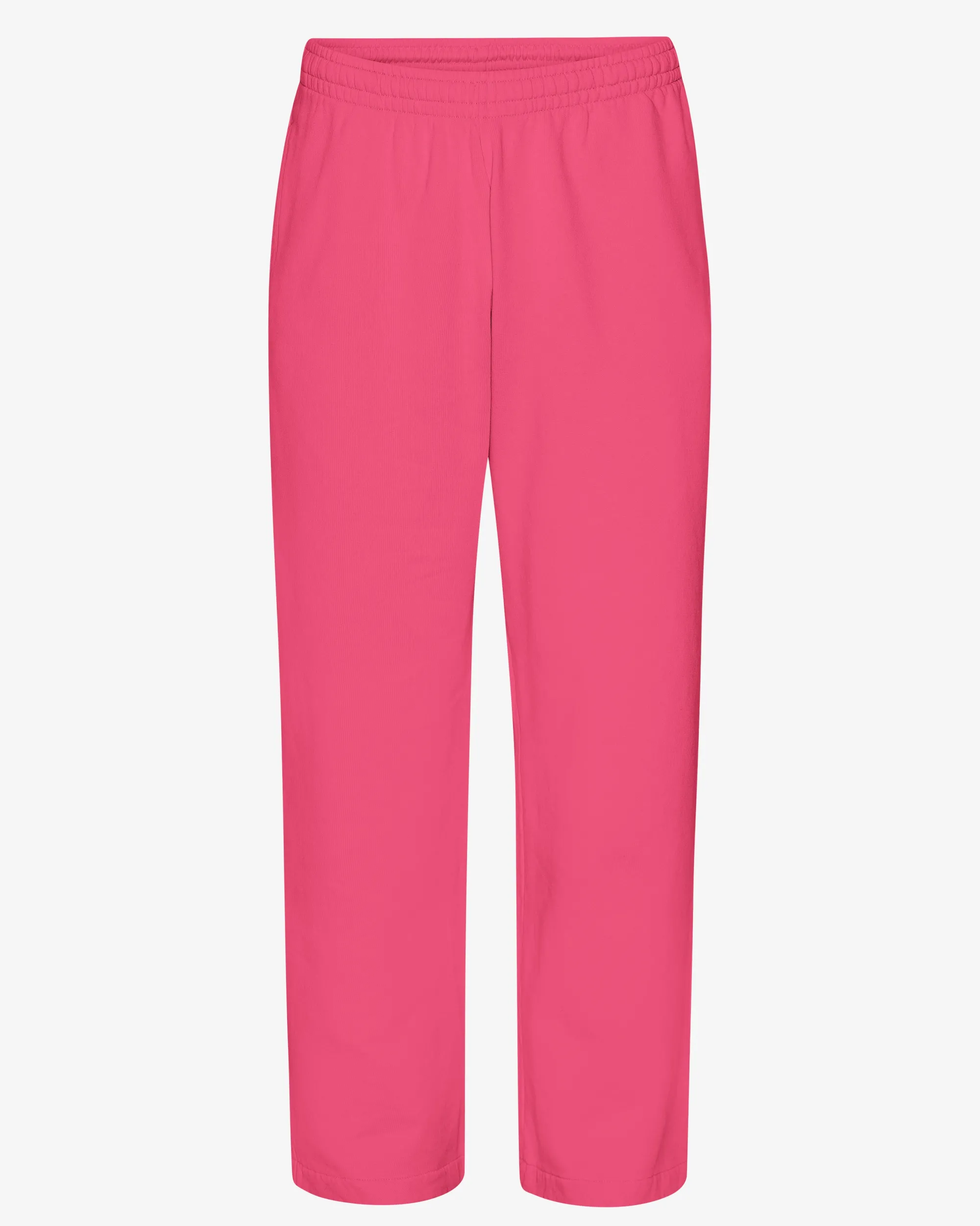 Organic Straight Leg Sweatpants - Bubblegum Pink