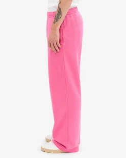 Organic Straight Leg Sweatpants - Bubblegum Pink