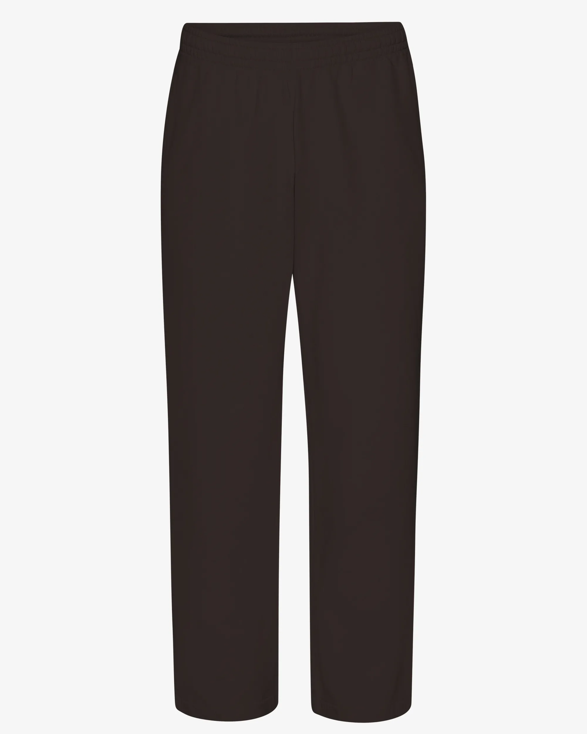 Organic Straight Leg Sweatpants - Coffee Brown