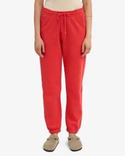 Organic Sweatpants - Red Tangerine