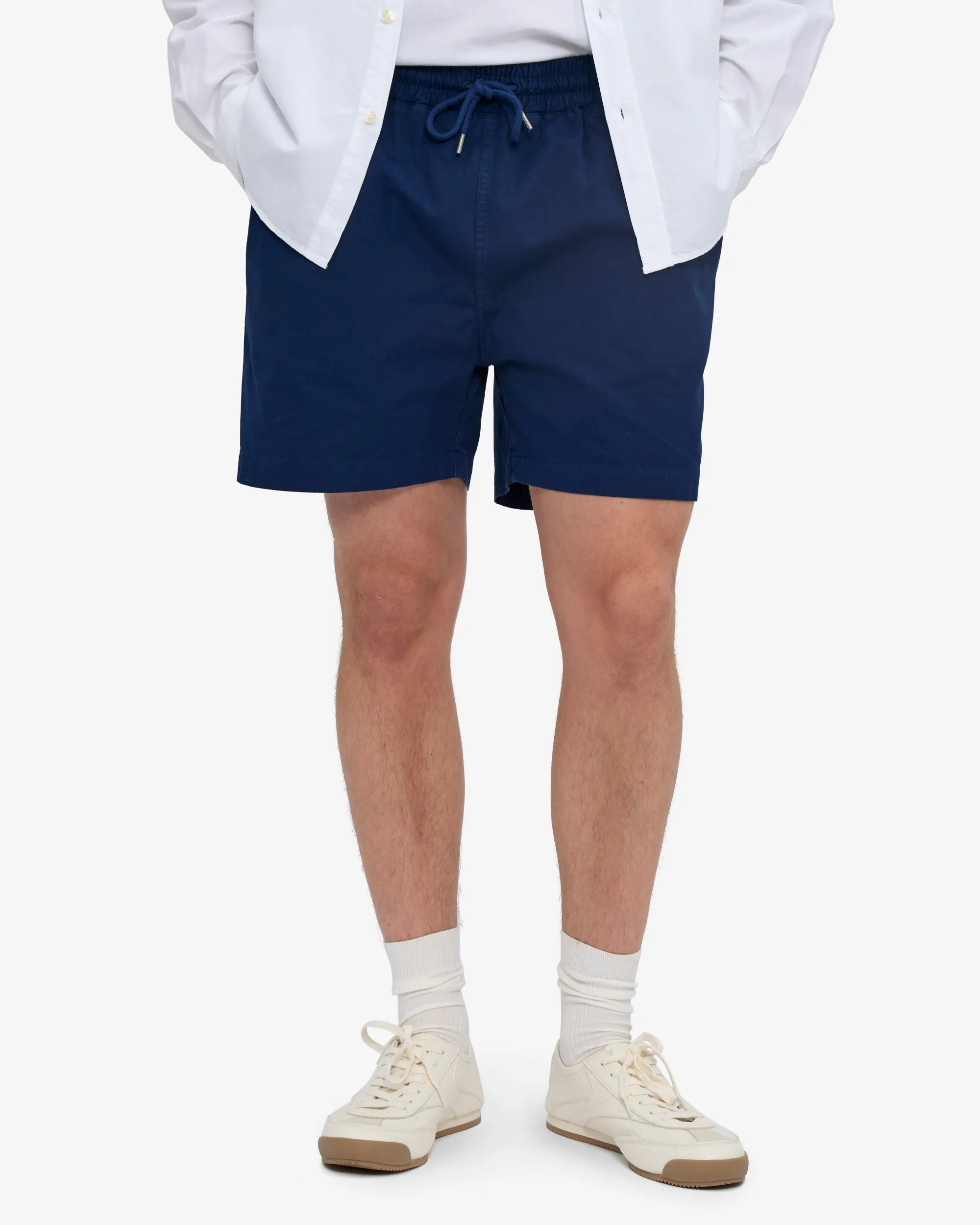Organic Twill Shorts - Marine Blue
