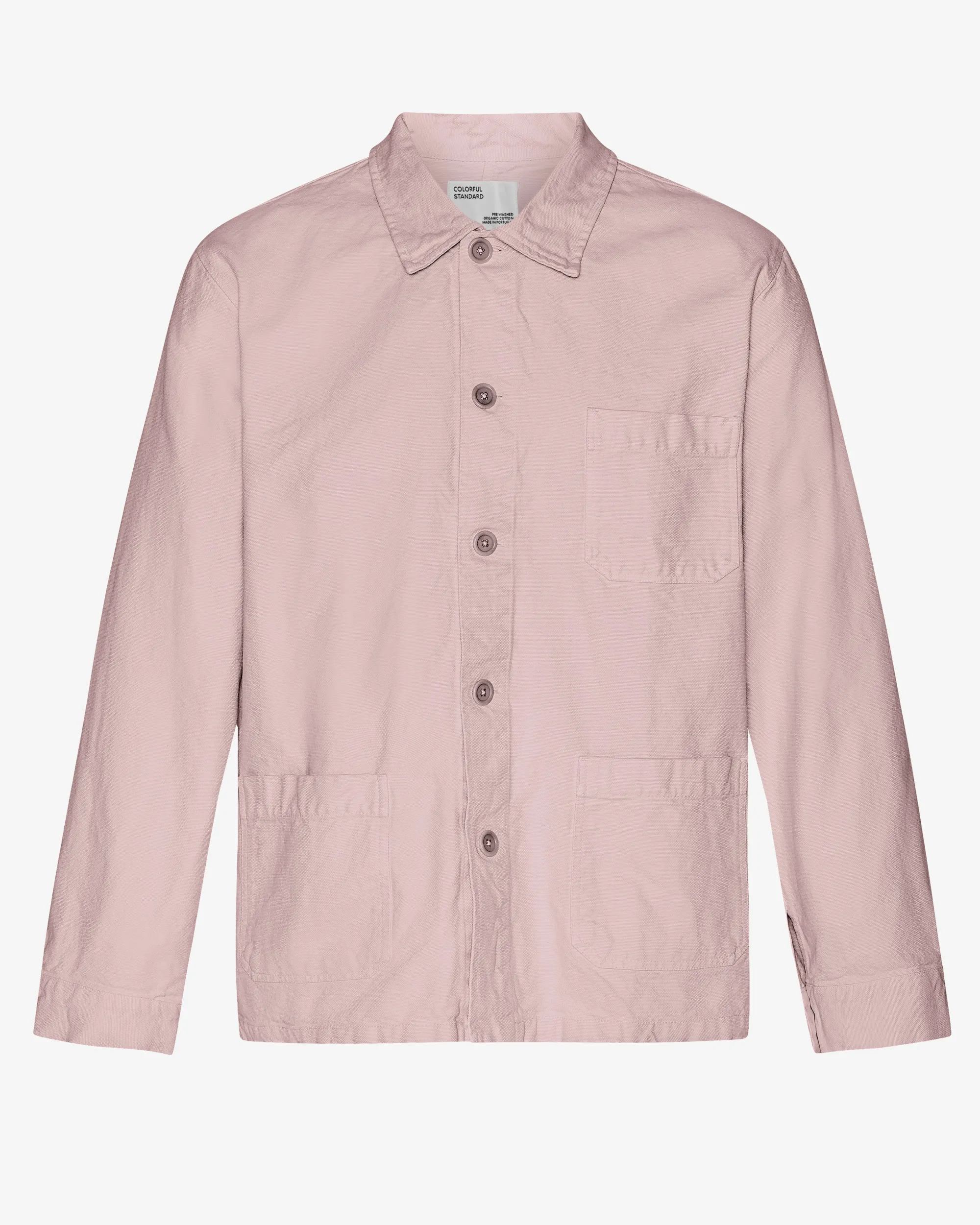Organic Workwear Jacket - Faded Pink