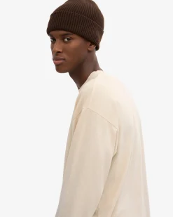 Oversized Organic LS T-Shirt - Ivory White