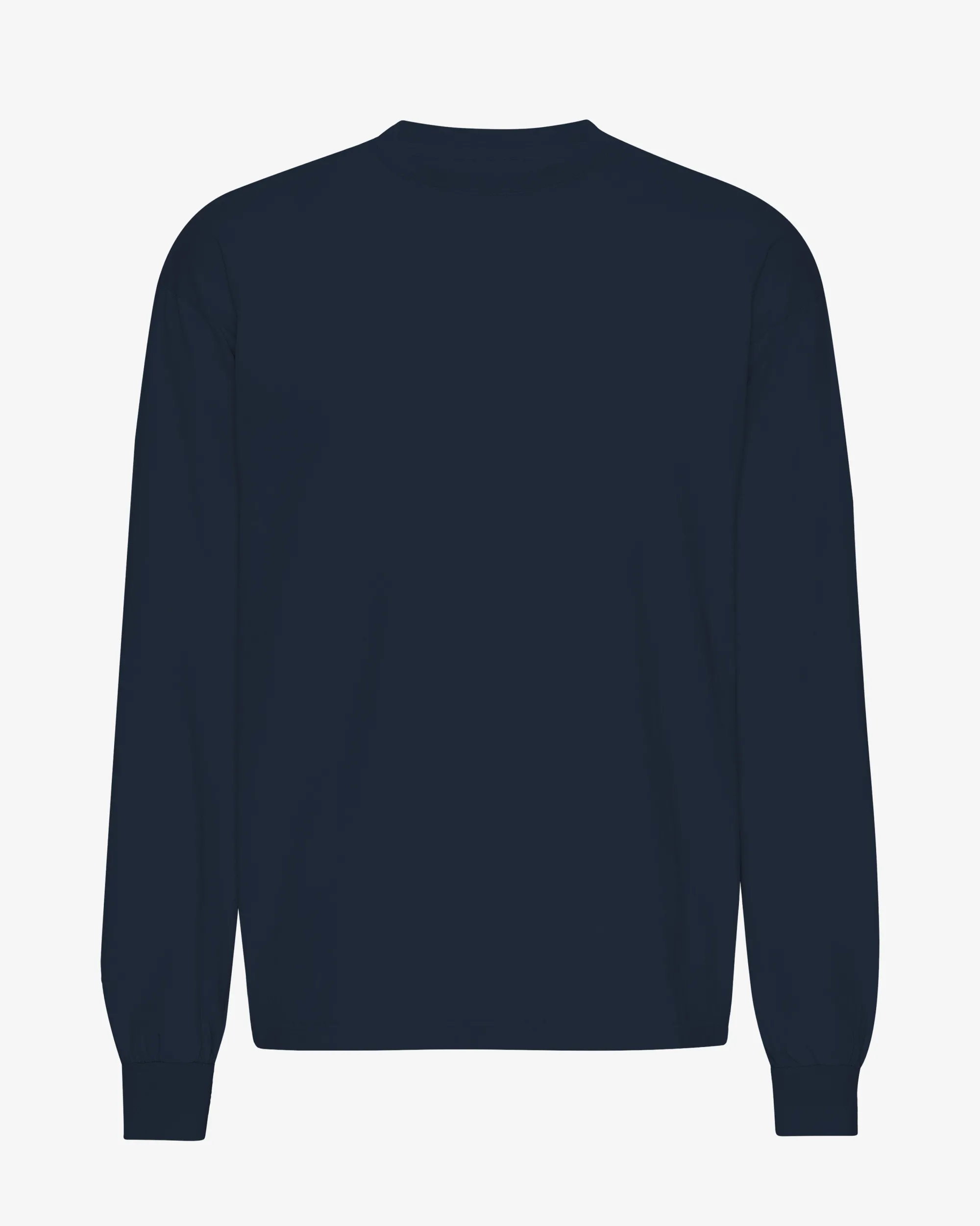 Oversized Organic LS T-Shirt - Navy Blue