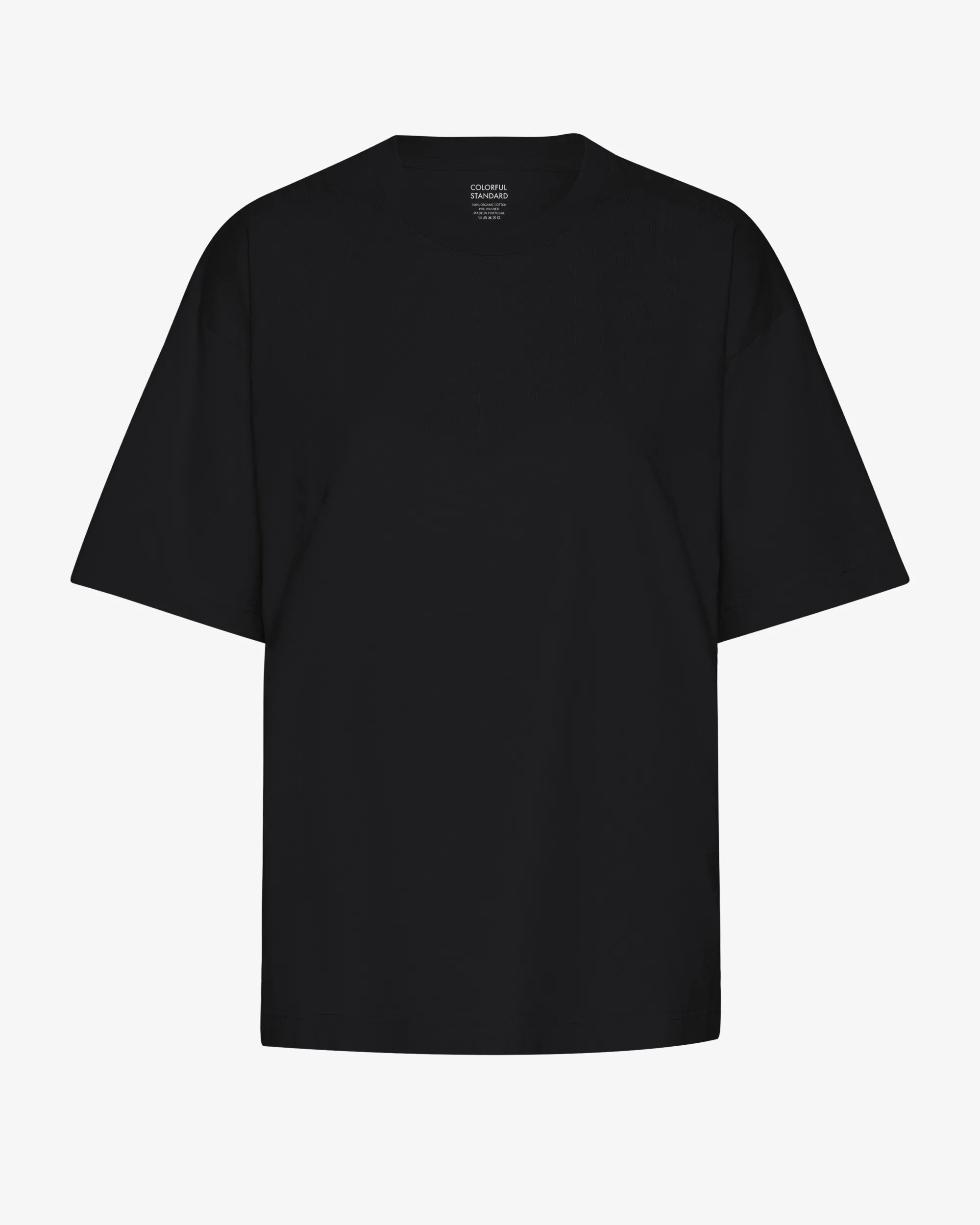 Oversized Organic T-Shirt - Deep Black
