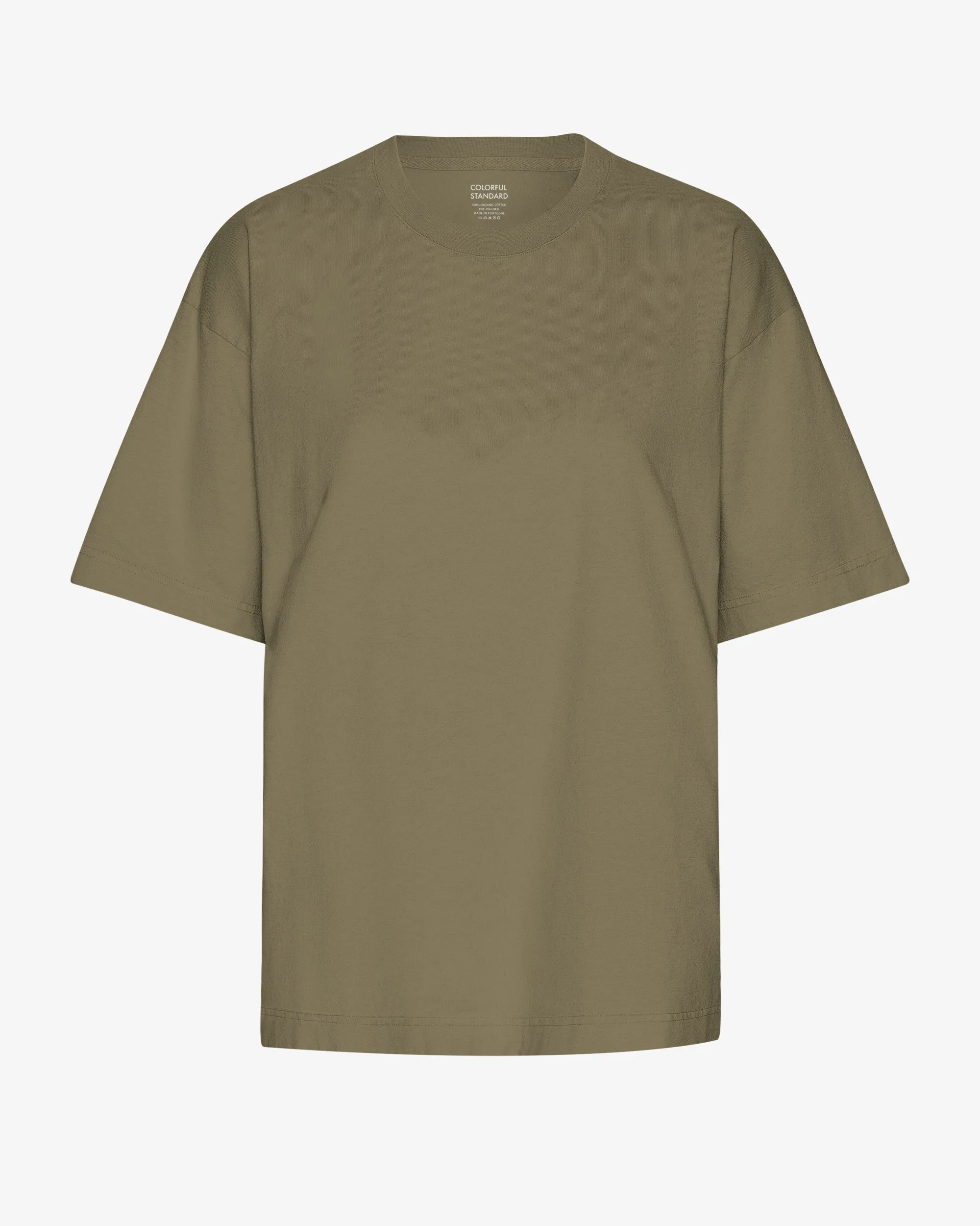 Oversized Organic T-Shirt - Dusty Olive