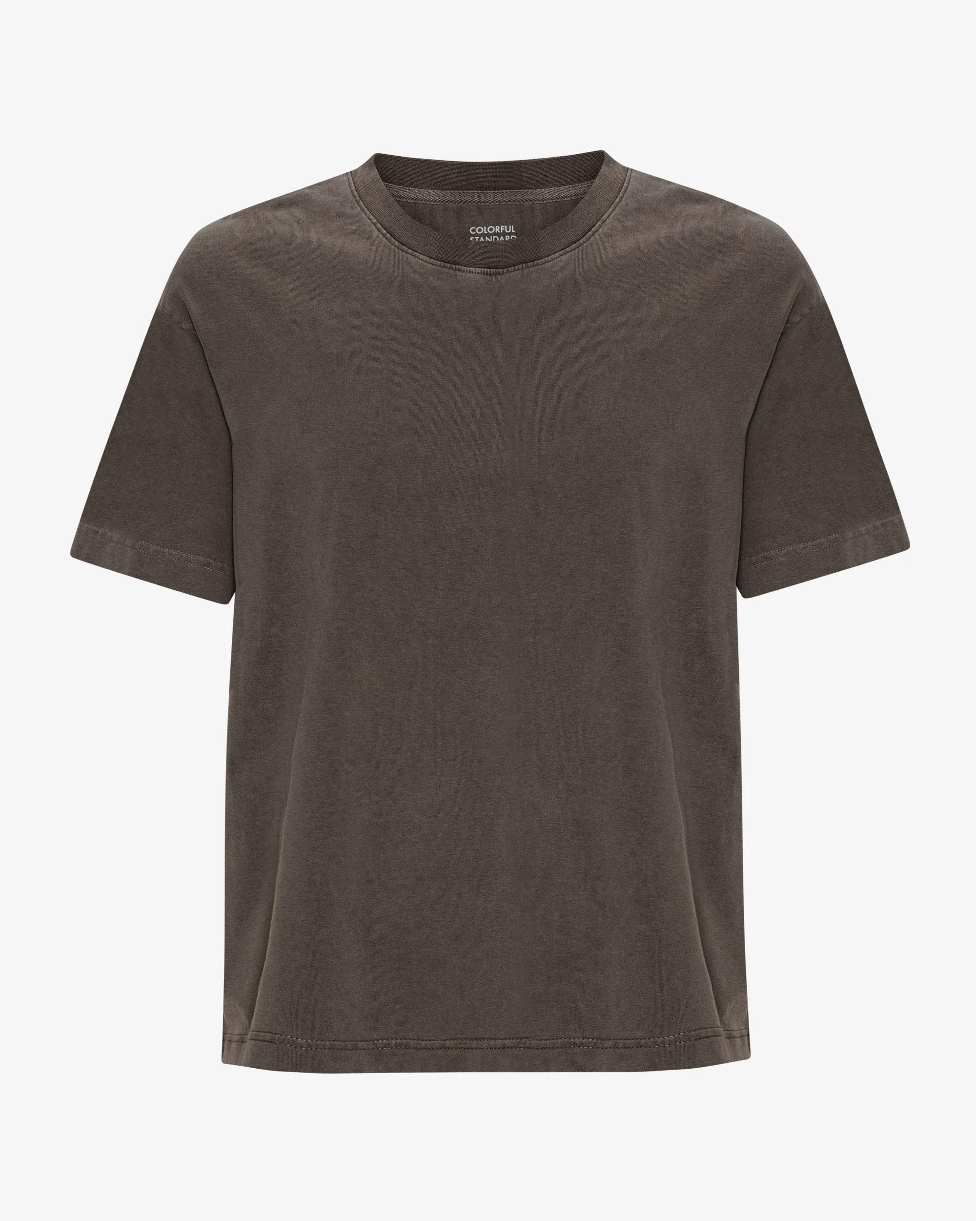 Oversized Organic T-Shirt - Faded Mud