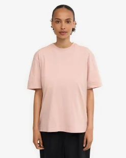 Oversized Organic T-Shirt - Faded Pink