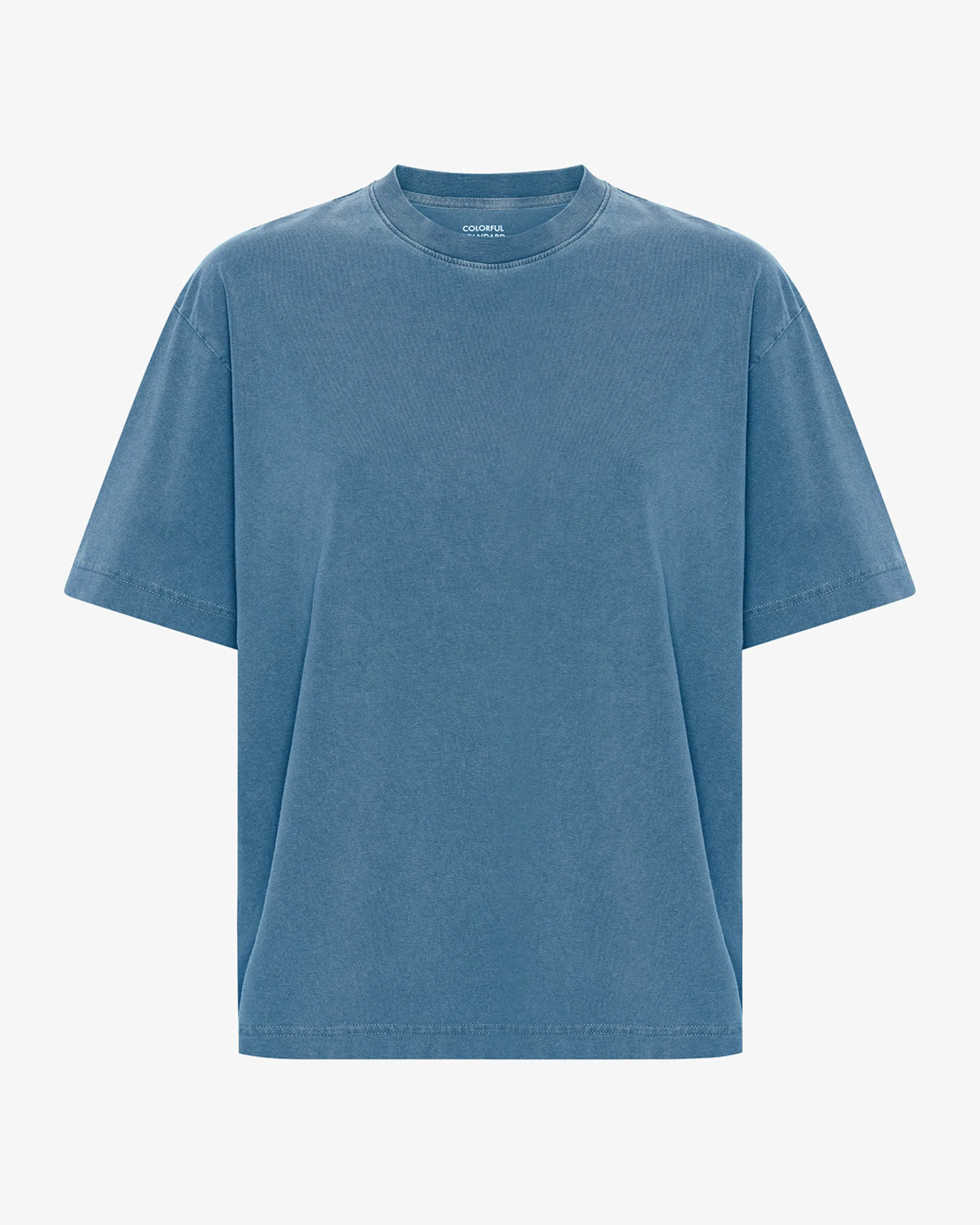 Oversized Organic T-Shirt - Faded Indigo