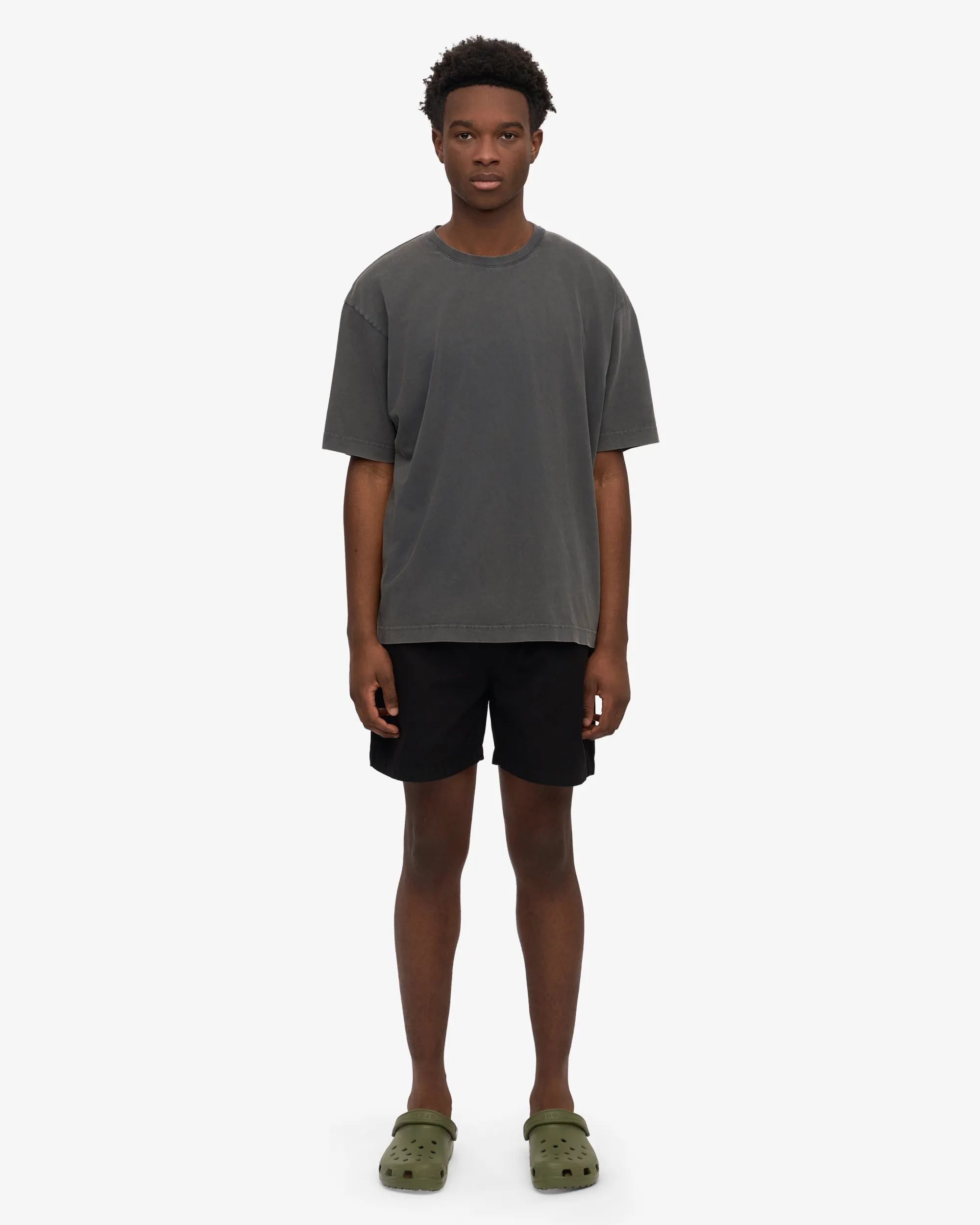Oversized Organic T-Shirt - Faded Black (3-Pack)