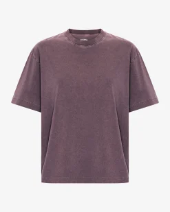 Oversized Organic T-Shirt - Faded Grape