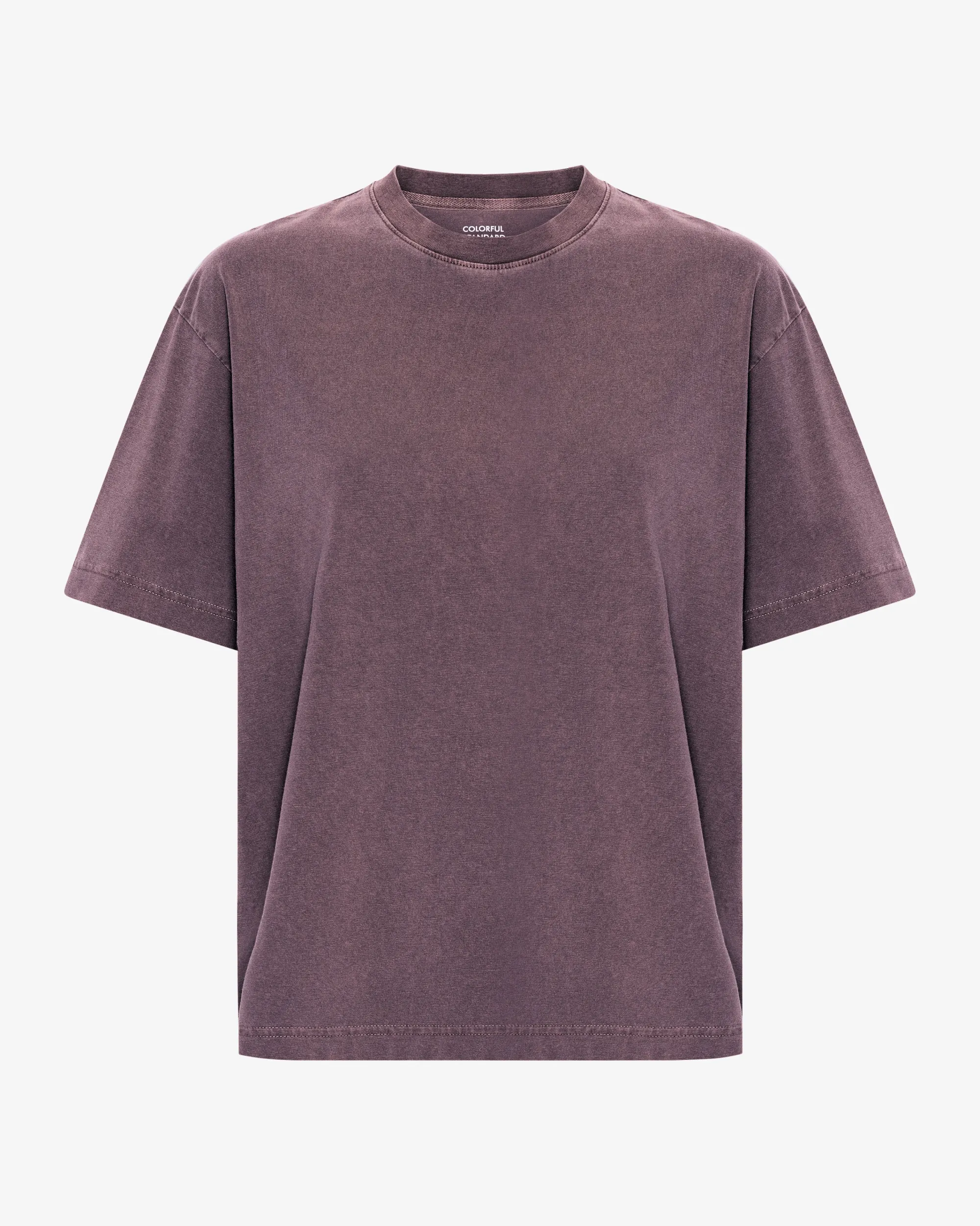 Oversized Organic T-Shirt - Faded Grape