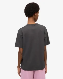 Oversized Organic T-Shirt - Lava Grey