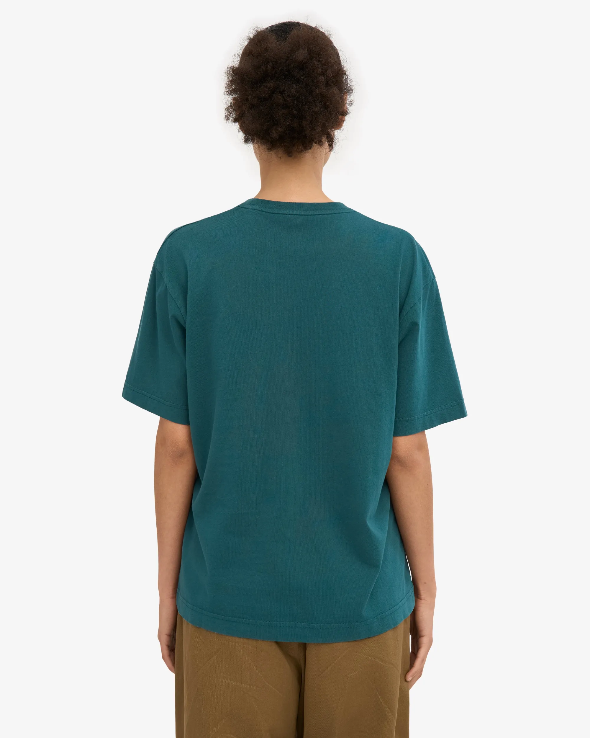 Oversized Organic T-Shirt - Ocean Green