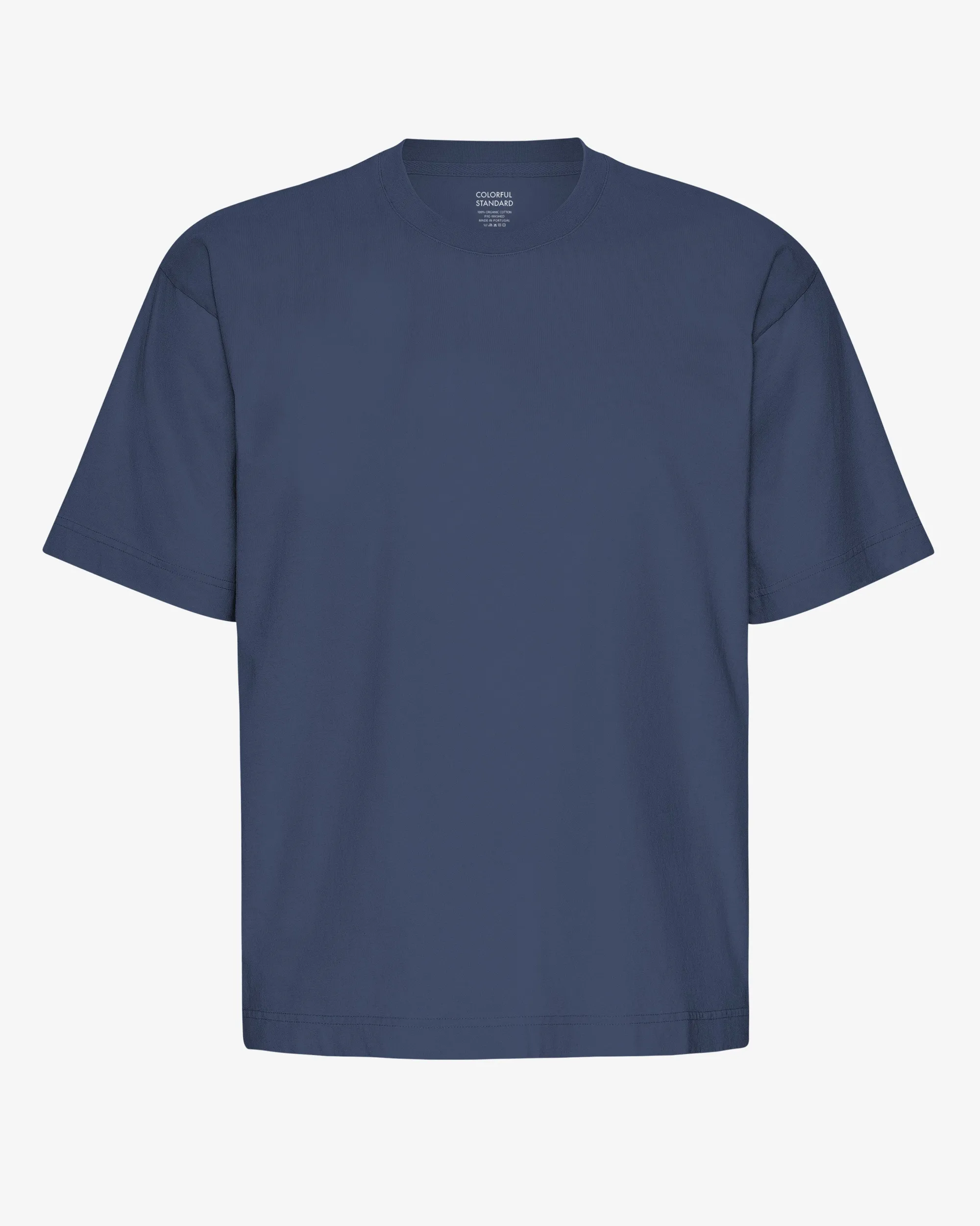 Oversized Organic T-Shirt - Petrol Blue