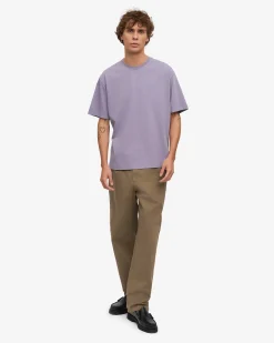 Oversized Organic T-Shirt - Purple Jade