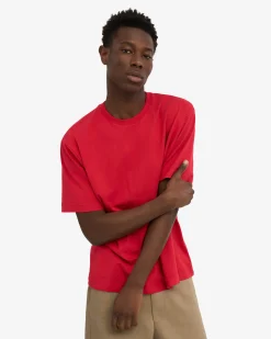 Oversized Organic T-Shirt - Scarlet Red