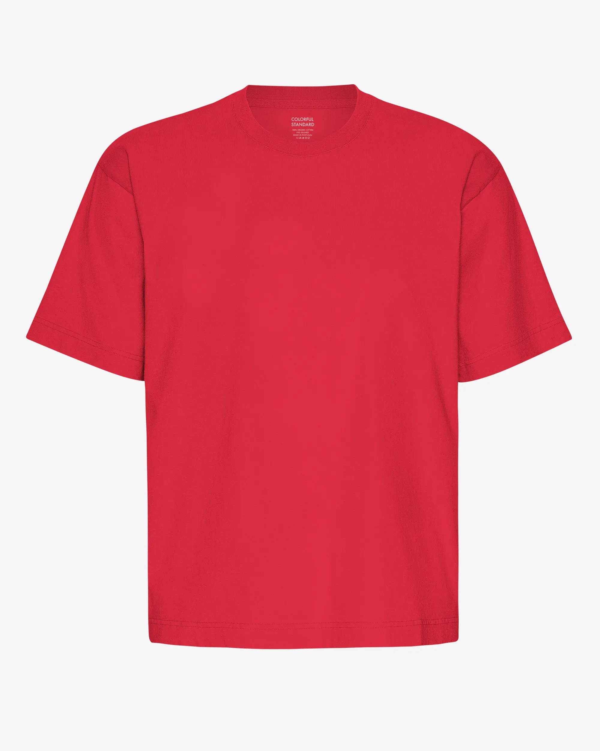 Oversized Organic T-Shirt - Scarlet Red