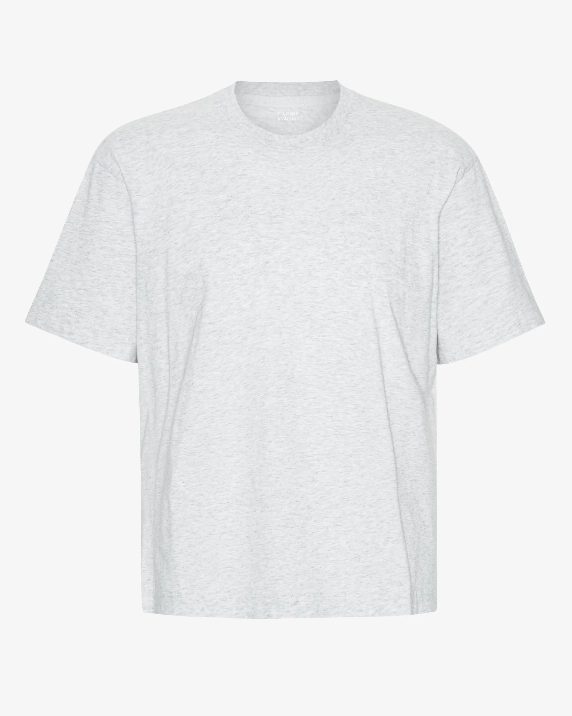 Oversized Organic T-Shirt - Snow Melange