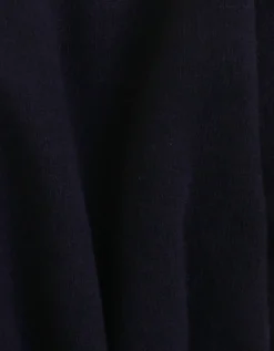 Women Classic Merino Wool Crew - Navy Blue