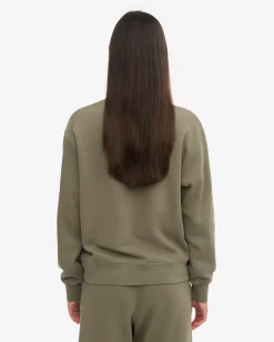 Women Classic Organic Crew - Dusty Olive