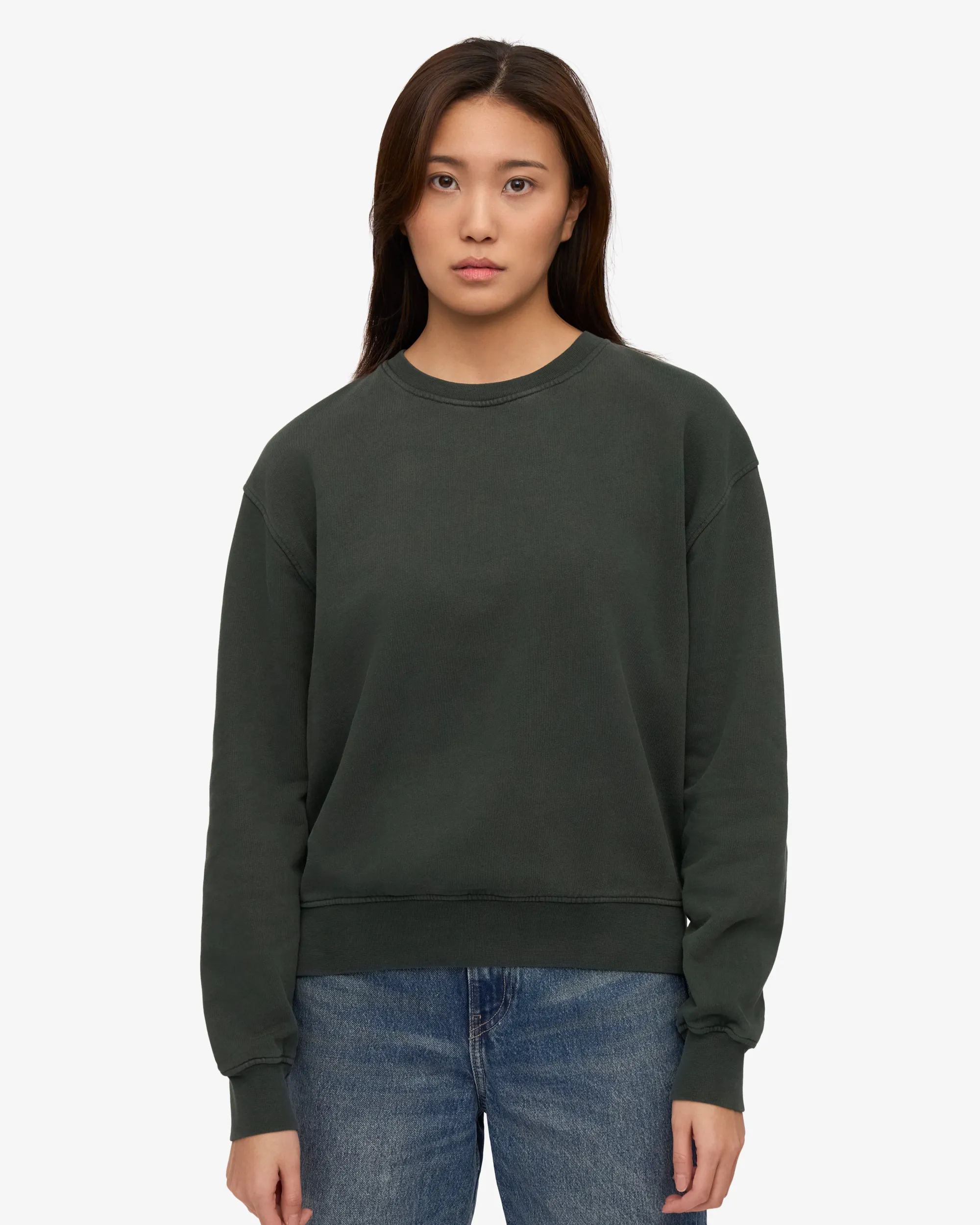 Women Classic Organic Crew - Midnight Forest