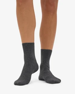 Women Classic Organic Sock - Lava Grey (3-Pack)