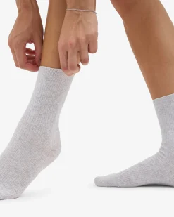 Women Classic Organic Sock - Snow Melange (3-Pack)