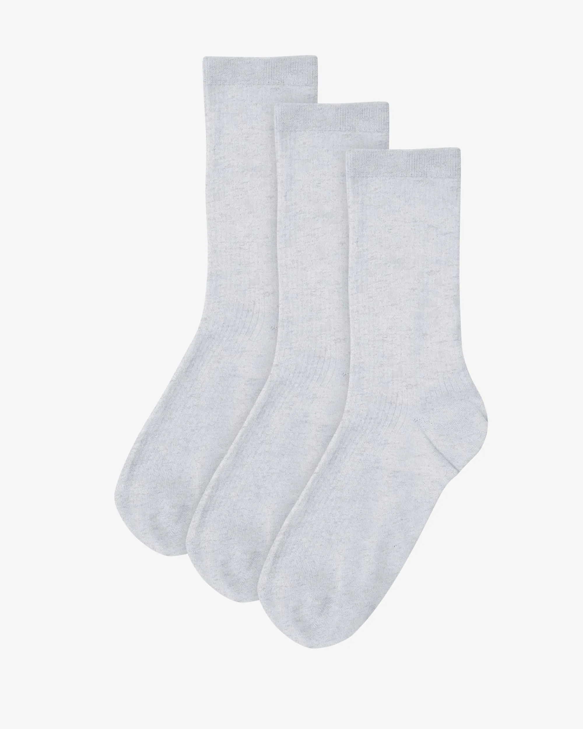 Women Classic Organic Sock - Snow Melange (3-Pack)